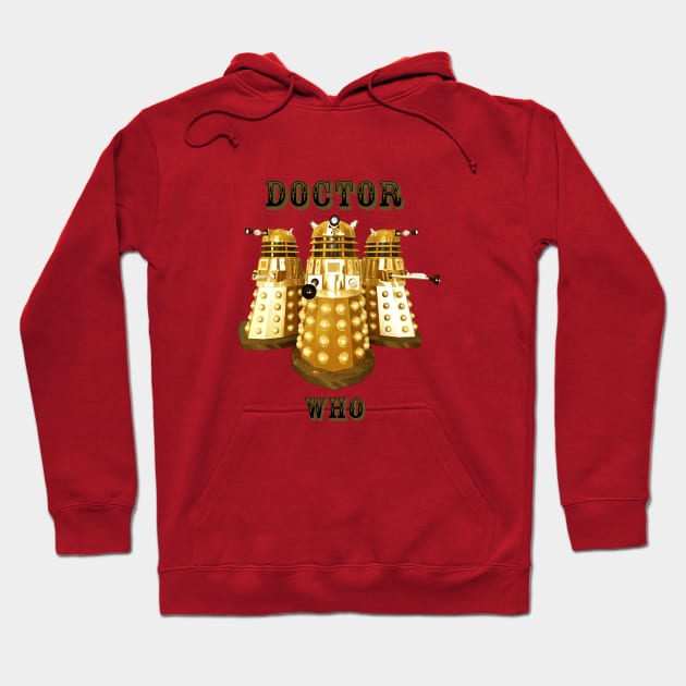 The Dalek Doctor Hoodie by Nurmaladewi